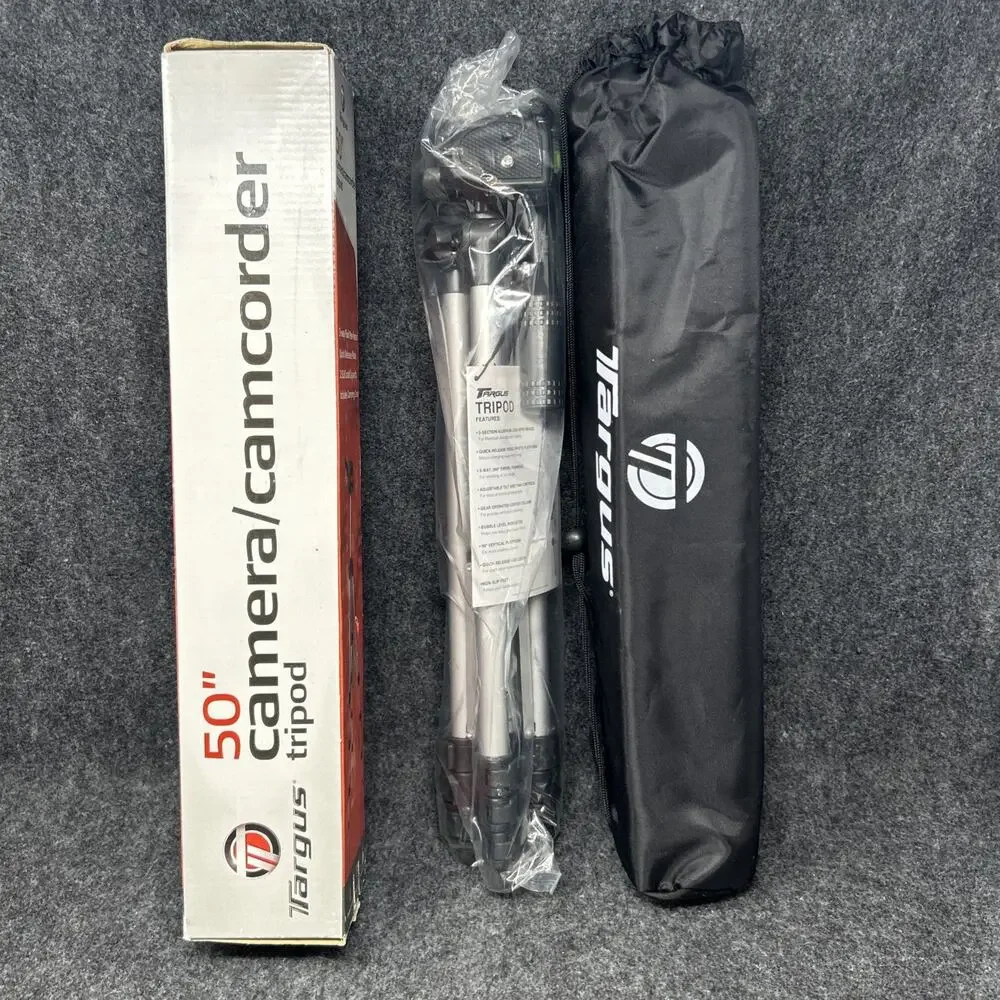 Targus Tripod Camera Camcorder 50 Inch Aluminum Quick Legs Release Carry Bag